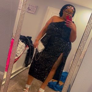 Semi formal dress, sequins